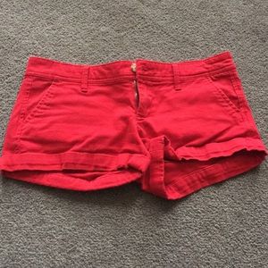 Abercrombie Red Shorts